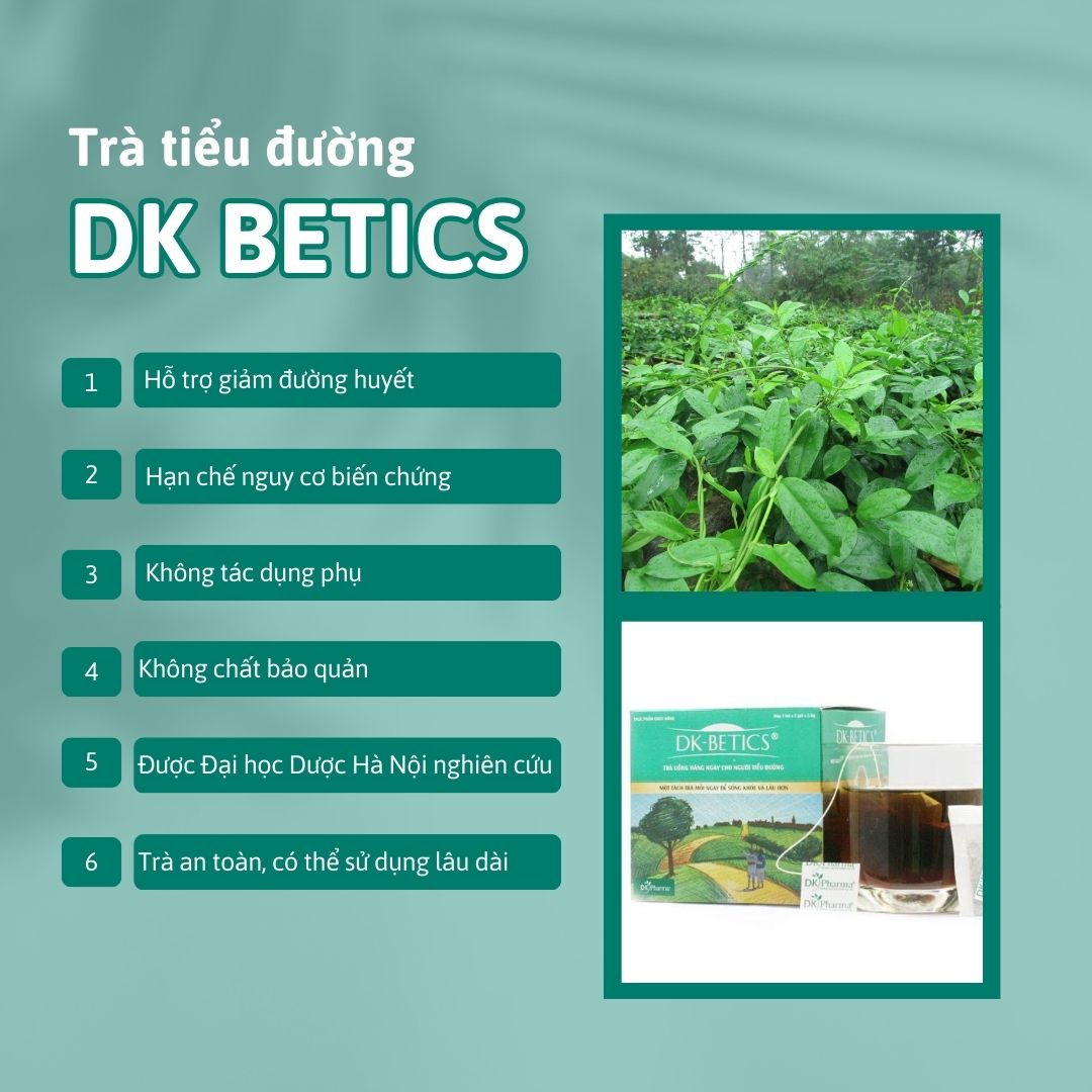 Công dụng của trà dây thìa canh DK Betics 